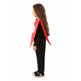 Valentine's Day Kids Children Black With Love Jumpsuit Cosplay Costume Fancy Outfits Halloween Carnival Suit